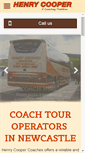Mobile Screenshot of henrycoopercoaches.com